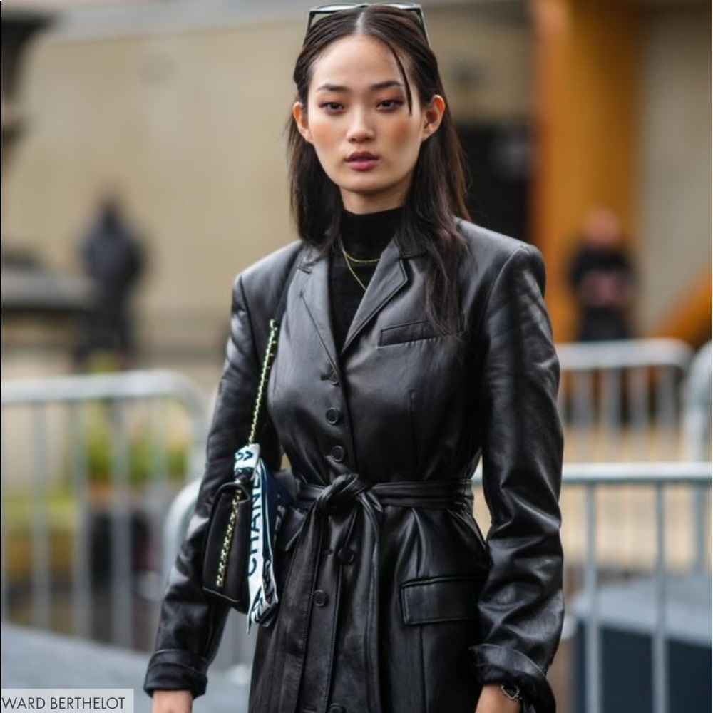 Power Shoulder Pu Jacket Faux leather NAKD